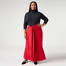 Mark & James by Badgley Mischka Poplin Skirt with Tie