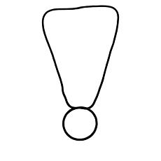 MarlaWynne 27-1/4" Black Open Circle Cord Drop Necklace