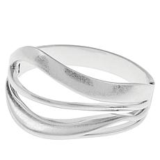 MarlaWynne Abstract Flowing Hinged Bangle Bracelet