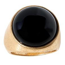 MarlaWynne Black Cabochon Dome Ring