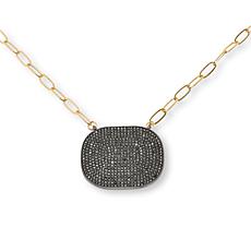 Marlyn by Marlyn Schiff Pavé Disc Necklace