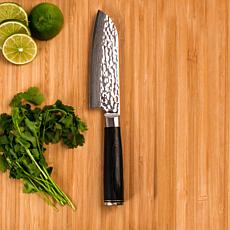 Martello 5.5" Santoku Knife with Patterned Blade