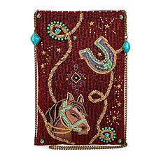 Mary Frances Hand-Beaded Crossbody Mini Handbag