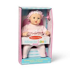 Melissa & Doug 12" Jenna First-Born Baby Doll in Pink Onesie