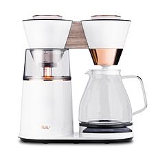 Melitta 12-Cup Luxe Drip Coffee Maker with Revolving Dashboard Copp...