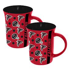 Memory Company 2pk 15oz Ceramic Line Up Mug Falcons