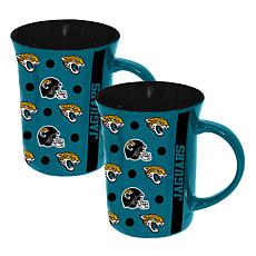 Memory Company 2pk 15oz Ceramic Line Up Mug Jaguars