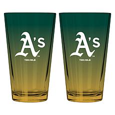 Memory Company 2pk 16oz Ombre Pint Glass Athletics