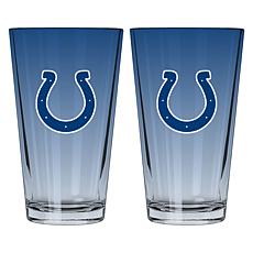 Memory Company 2pk 16oz Ombre Pint Glass Colts