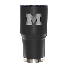 Memory Company 30oz Black Tumbler Etched Logo Michigan