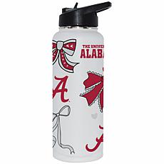 Memory Company 34oz Bow White Quencher Alabama