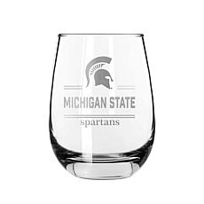 Memory Company Classic Crew Stemless Wine Glass 2-pack, Michigan State
