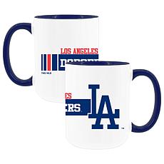 Memory Company Dodgers 2 pack 15oz Coffee Mug