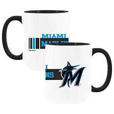 Memory Company Marlins 2
pack 15oz Coffee Mug