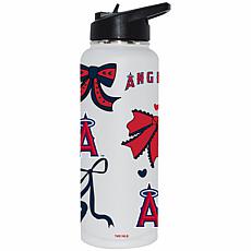 Memory Company MLB Angels 34-oz Bow White Quencher Tumbler