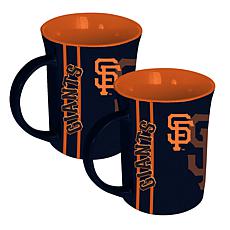 Memory Company MLB Giants 15oz Reflective Logo Mug - 2-Pack