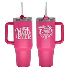 Memory Company NFL  40oz Best Mom Ever Pink Tumbler Bears