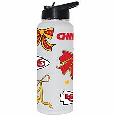 Memory Company NFL Chiefs 34-oz Bow White Quencher Tumbler