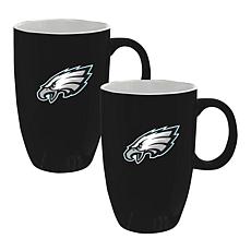 Memory Company NFL Eagles 20oz Ceramic Team Tall Mug 2-Pack
