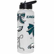 Memory Company NFL Eagles 34-oz Bow White Quencher Tumbler