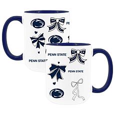 Memory Company Penn State 2pk 15oz Bow Coffee Mug