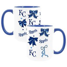 Memory Company Royals 2pk 15oz Bow Coffee Mug