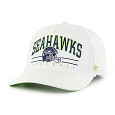 Men's '47 White Seattle Seahawks Roscoe Hitch Adjustable Hat