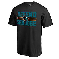 Men's Black San Jose Sharks Hometown Collection Defend T-Shirt