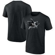 Men's Fanatics Black San Jose Sharks Iced Out T-Shirt