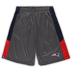 Men's Fanatics Gray New England Patriots Big & Tall Team Shorts