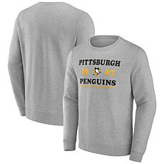 Men's Fanatics Heather Charcoal Pittsburgh Penguins Fierce Competit...