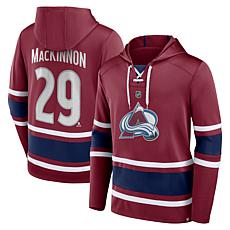 Men's Fanatics Nathan MacKinnon Burgundy Colorado Avalanche Name & ...