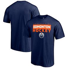 Men's Fanatics Navy Edmonton Oilers Gain Ground T-Shirt