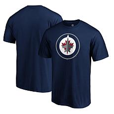 Men's Fanatics Navy Winnipeg Jets Primary Logo Short Sleeve T-Shirt