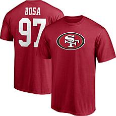 Men's Fanatics Nick Bosa Scarlet San Francisco 49ers Player Icon Na...