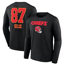 Men's Fanatics Travis Kelce Black Kansas City Chiefs Team Wordmark ...