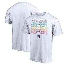 Men's Fanatics White New York Rangers City Pride T-Shirt