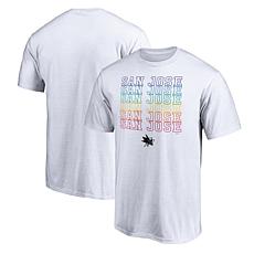 Men's Fanatics White San Jose Sharks City Pride T-Shirt