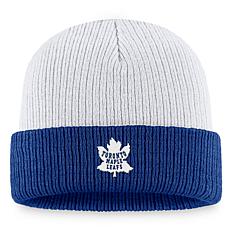 Men's Fanatics  White/Blue Toronto Maple Leafs Heritage Vintage Cuf...