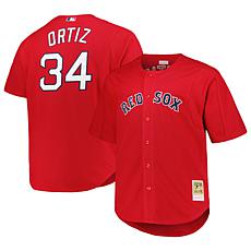 Men's Mitchell & Ness David Ortiz Red Boston Red Sox Big & Tall Coo...