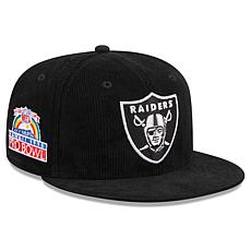 Men's New Era Black Las Vegas Raiders Throwback Cord 59FIFTY Fitted...