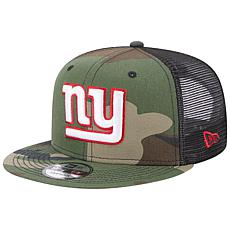 New Era Apparel Women's New York Giants Camo Fleece Black Crew