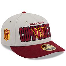 Men's New Era Stone/Burgundy Washington Commanders 2023 NFL Draft L...