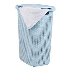Mind Reader 60-Liter Laundry Basket with Cutout Handles