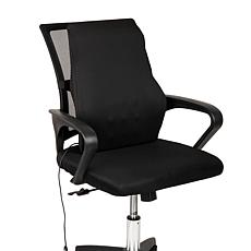 Mind Reader Heated Air Cloud Lumbar Cushion Ergonomic Memory Foam