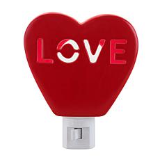 Miss Valentine Ceramic Candy Heart Be Mine Pink Nightlight