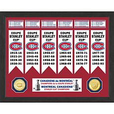 Montreal Canadiens 24x Stanley Cup Champions Commemorative Frame