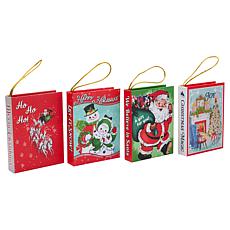 Mr. Christmas Set of 4 Vintage Christmas Gift Card Holders