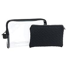 My Tag Alongs 2-Piece Clear Travel Storge Pouch Set