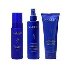 Nakery Beauty Hair Revival + Scalp Reset 3pc Collection